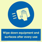 MP6297: Wipe down equipment and surfaces after every use