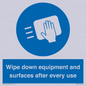 MP6297: Wipe down equipment and surfaces after every use
