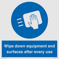 MP6297: Wipe down equipment and surfaces after every use