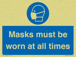 MP6307: Masks must be worn at all times