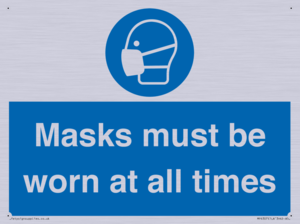 MP6307: Masks must be worn at all times