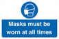 MP6307: Masks must be worn at all times