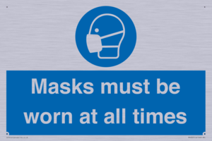 MP6307: Masks must be worn at all times