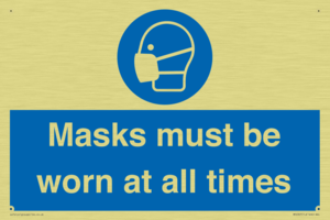 MP6307: Masks must be worn at all times