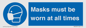 MP6307: Masks must be worn at all times