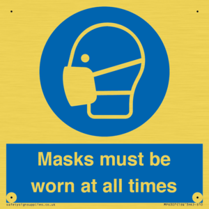 MP6307: Masks must be worn at all times
