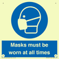 MP6307: Masks must be worn at all times