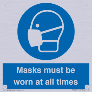 MP6307: Masks must be worn at all times