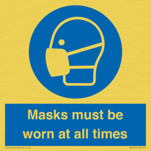 MP6307: Masks must be worn at all times