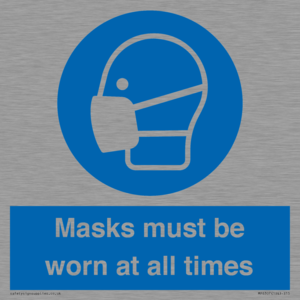 MP6307: Masks must be worn at all times