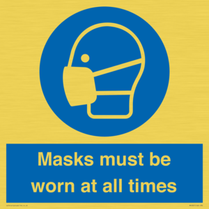 MP6307: Masks must be worn at all times