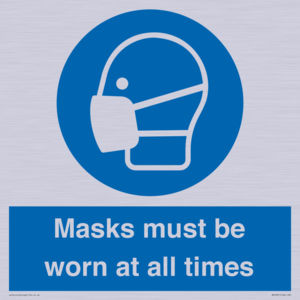 MP6307: Masks must be worn at all times