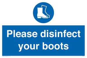 MP7014: Please disinfect your boots