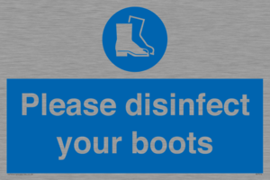 MP7014: Please disinfect your boots