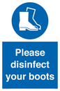 MP7014: Please disinfect your boots