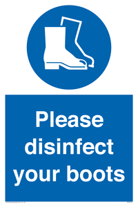 MP7014: Please disinfect your boots