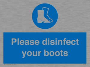 MP7014: Please disinfect your boots