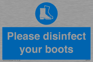 MP7014: Please disinfect your boots