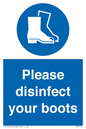 MP7014: Please disinfect your boots