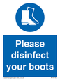 MP7014: Please disinfect your boots