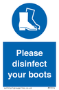 MP7014: Please disinfect your boots