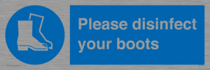 MP7014: Please disinfect your boots
