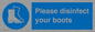 MP7014: Please disinfect your boots