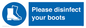 MP7014: Please disinfect your boots