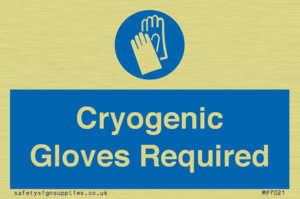 MP7021: Cryogenic Gloves Required