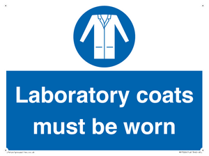 MP7026: Laboratory coats must be worn