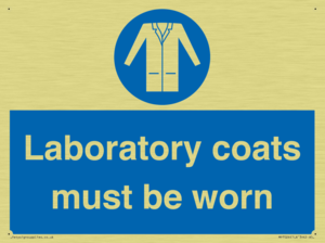 MP7026: Laboratory coats must be worn