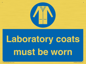 MP7026: Laboratory coats must be worn