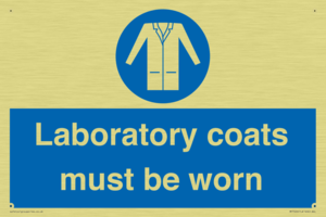 MP7026: Laboratory coats must be worn