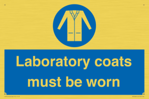 MP7026: Laboratory coats must be worn
