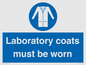 MP7026: Laboratory coats must be worn