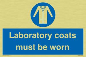 MP7026: Laboratory coats must be worn