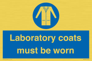 MP7026: Laboratory coats must be worn