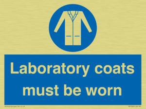 MP7026: Laboratory coats must be worn