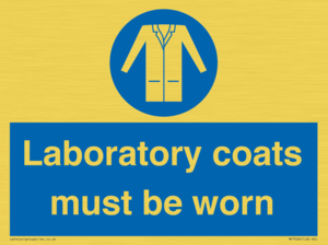 MP7026: Laboratory coats must be worn