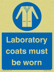 MP7026: Laboratory coats must be worn