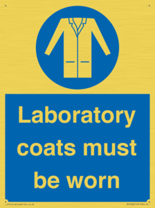 MP7026: Laboratory coats must be worn