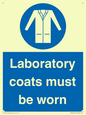 MP7026: Laboratory coats must be worn