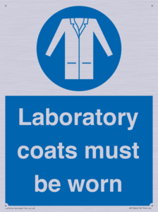 MP7026: Laboratory coats must be worn