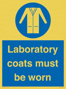 MP7026: Laboratory coats must be worn