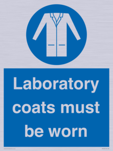 MP7026: Laboratory coats must be worn