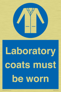 MP7026: Laboratory coats must be worn