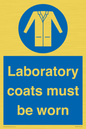 MP7026: Laboratory coats must be worn