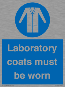 MP7026: Laboratory coats must be worn