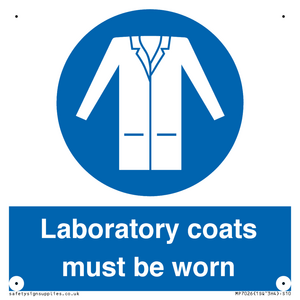 MP7026: Laboratory coats must be worn