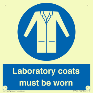 MP7026: Laboratory coats must be worn